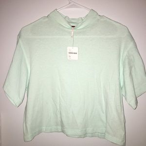 free people teal tee